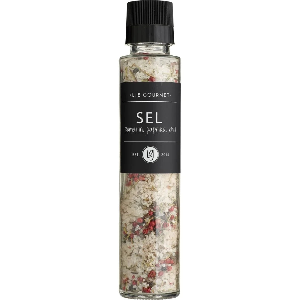 Kværn - Salt/Rosmarin/Paprika/Chili (230 G) Lie Gourmet