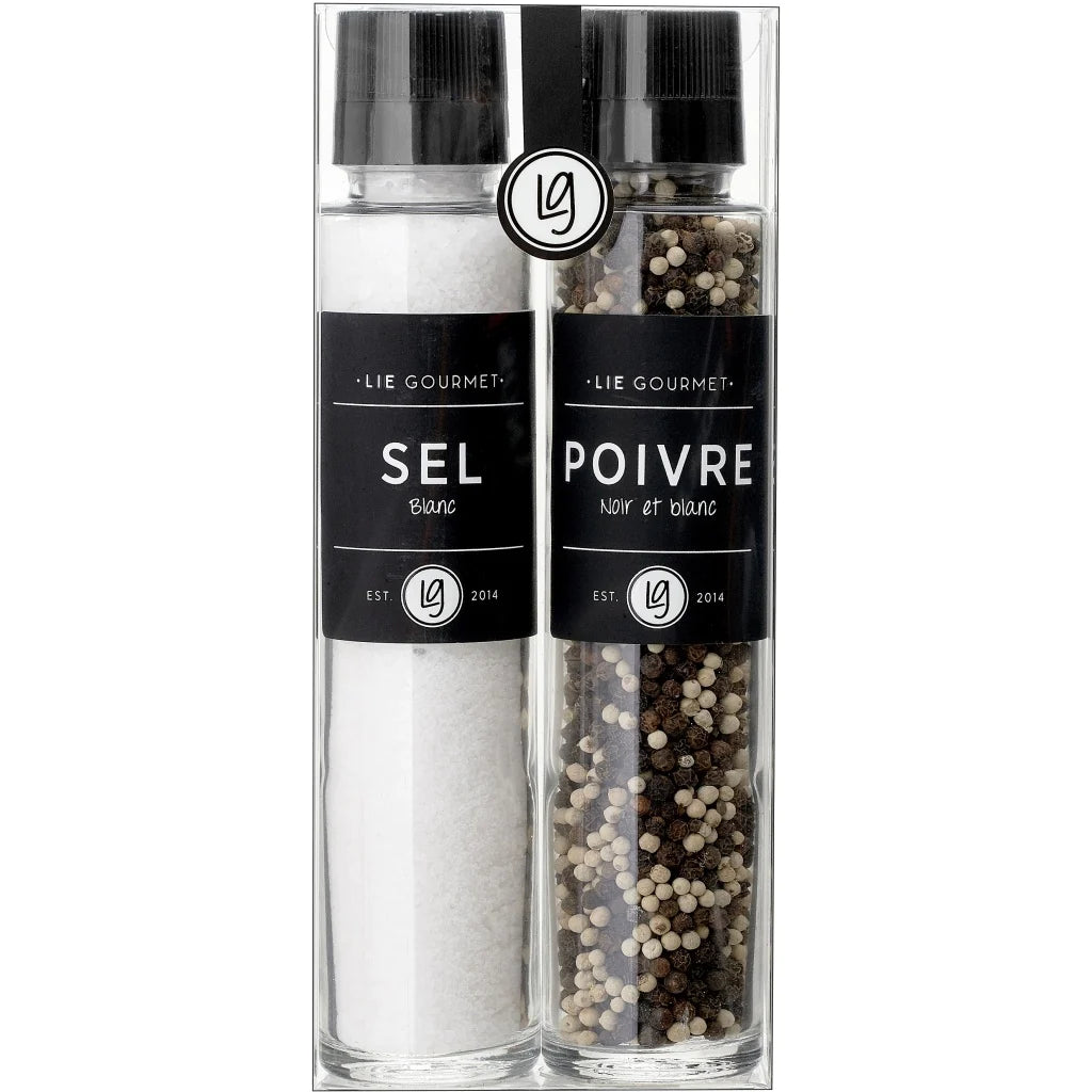 Gavesæt Kværne- Salt & Peber (310 G/ 140 G) Lie Gourmet